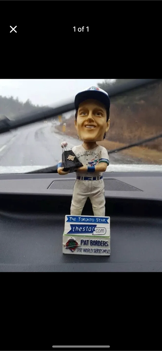 Pat Borders 1992 World Series MVP Bobblehead
