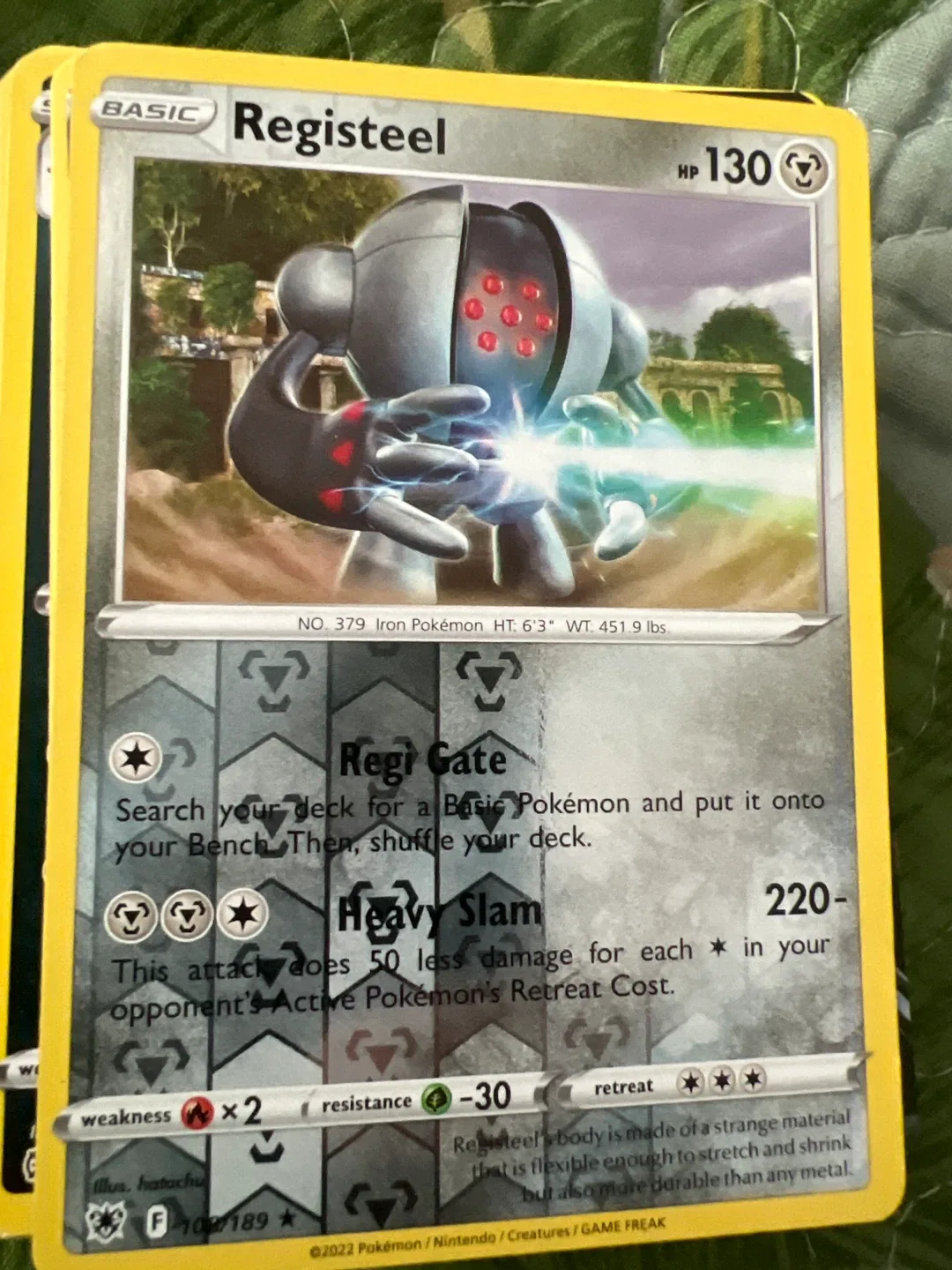 Registeel Pokémon Card