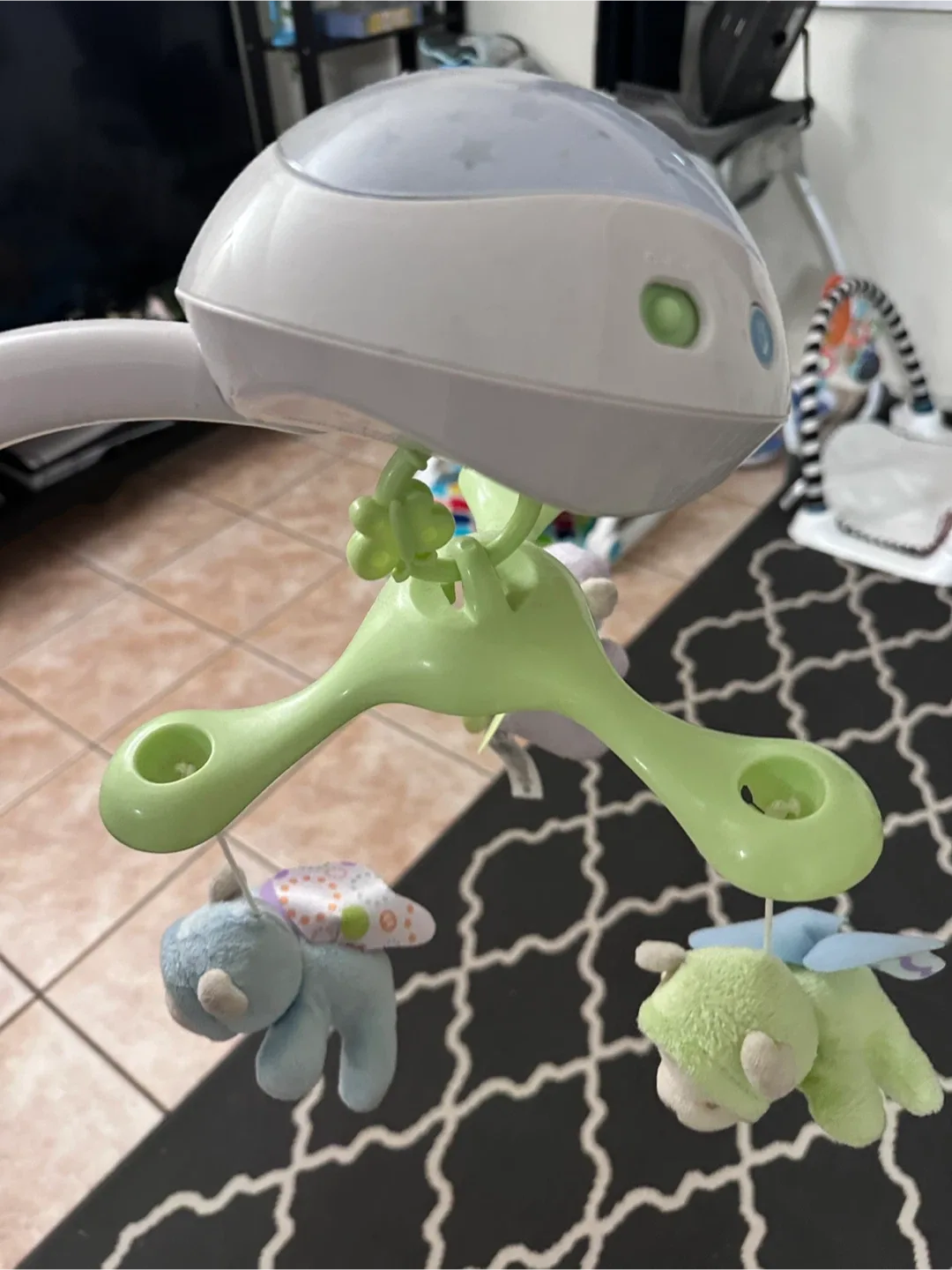 Baby Crib Mobile with Plush Toys