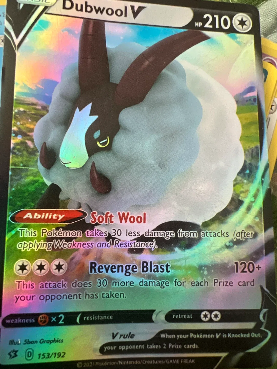 Dubwool V Pokemon Card