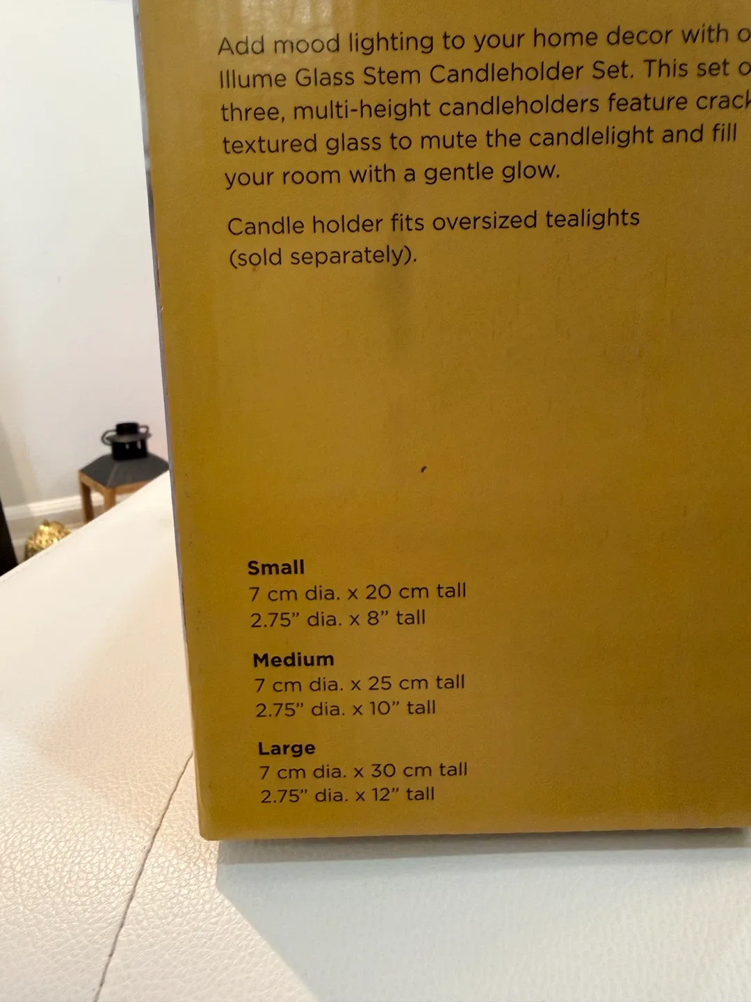 Holiday Gift- Illume Glass Stem Candle Holder Set - 2 boxes image indicator(7)