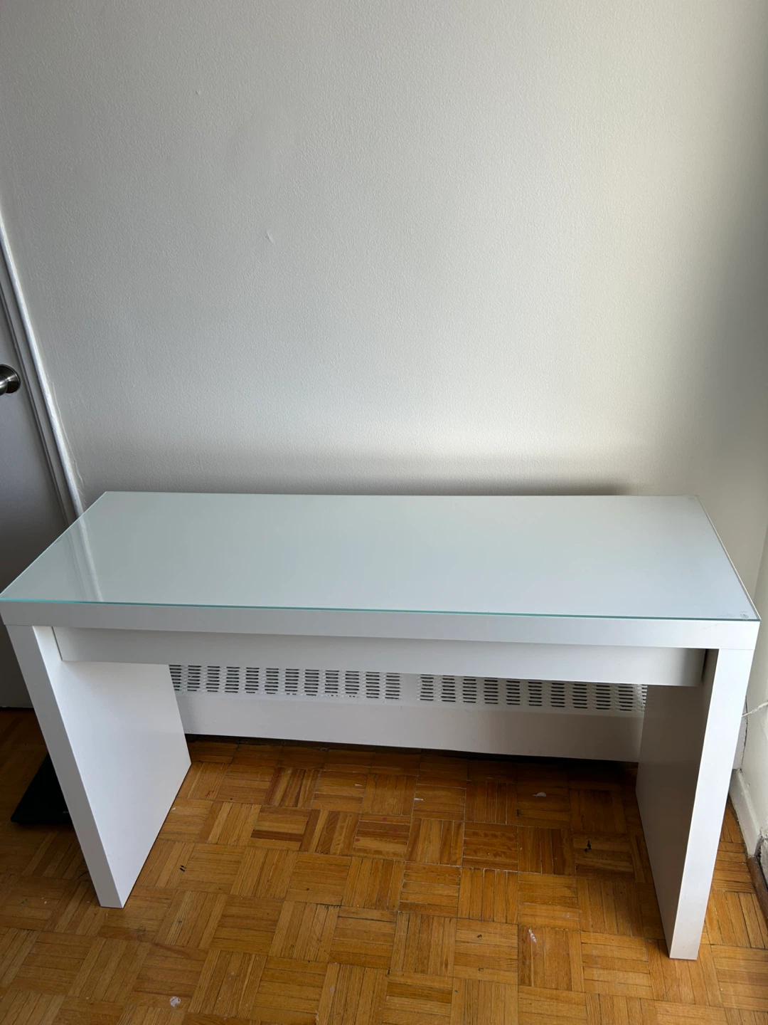 IKEA MALM Dressing Table with Glass Top