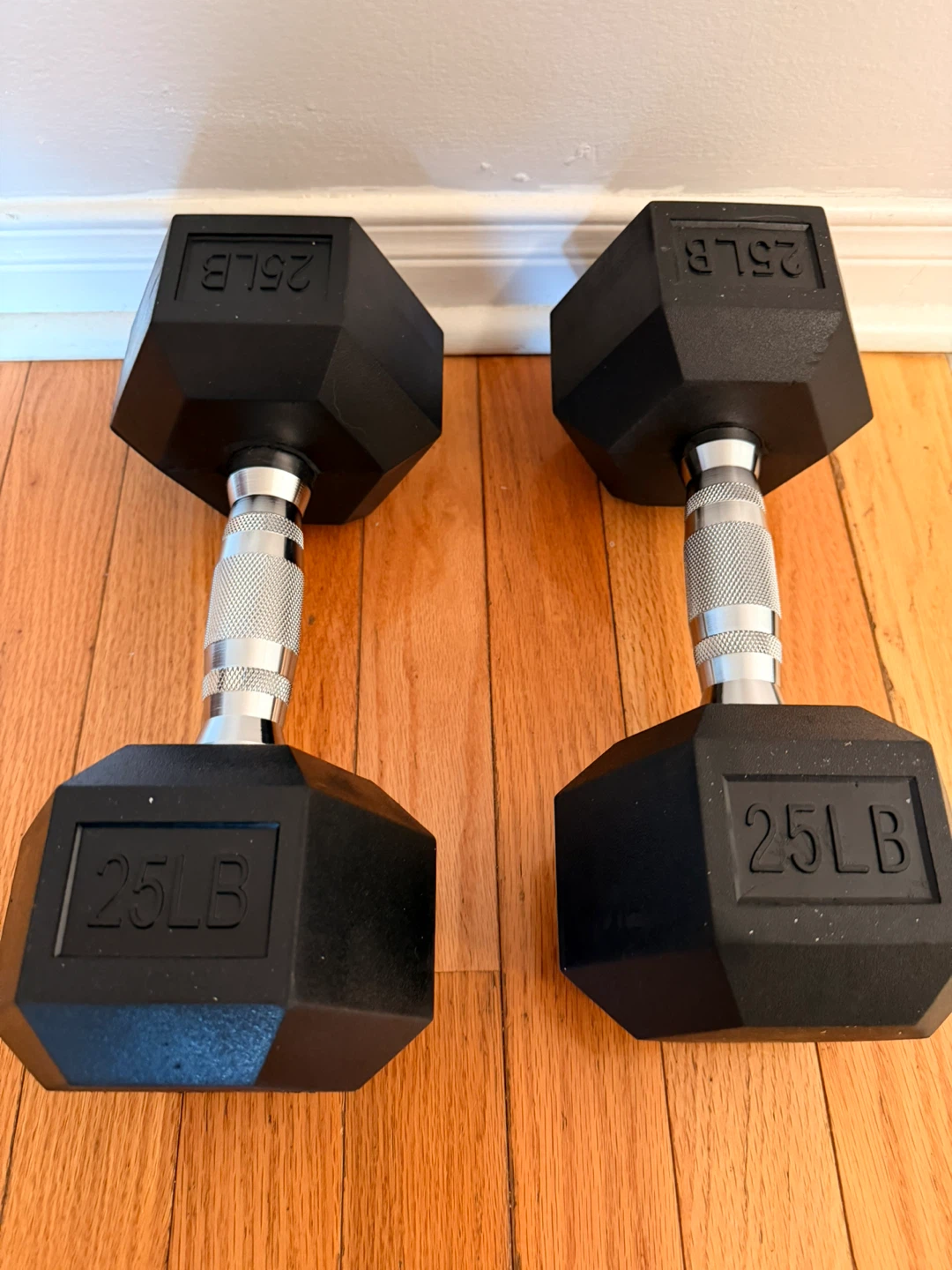 25LB Hex Dumbbells - Pair