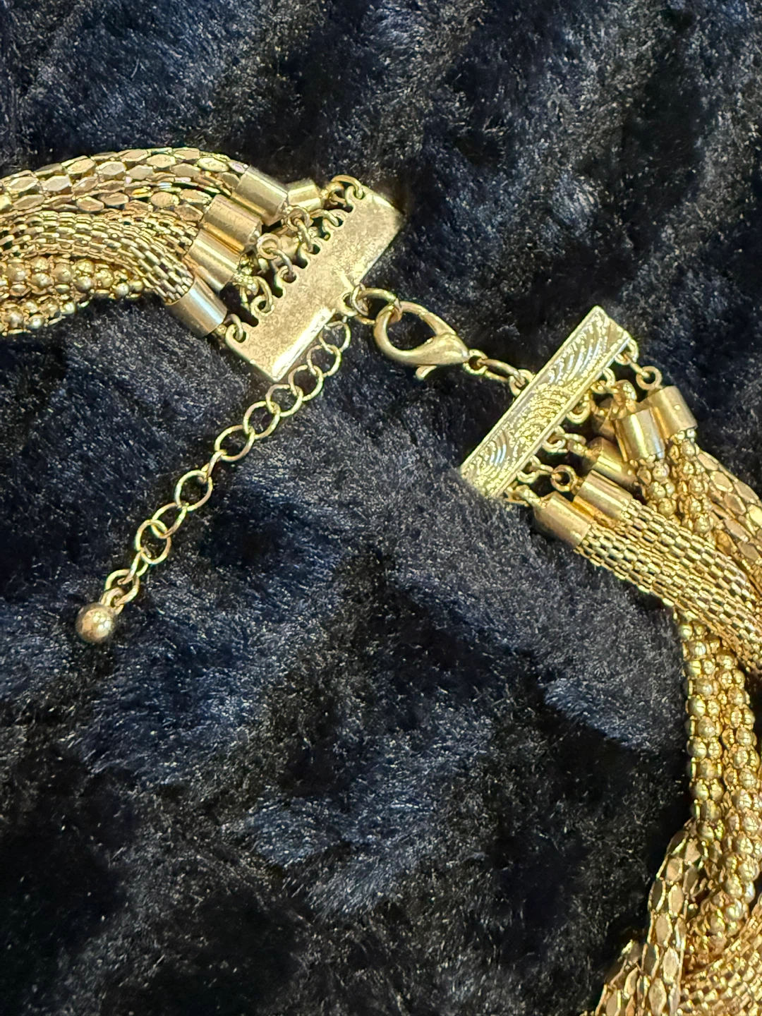 Gold Braided Statement Necklace - photo 5