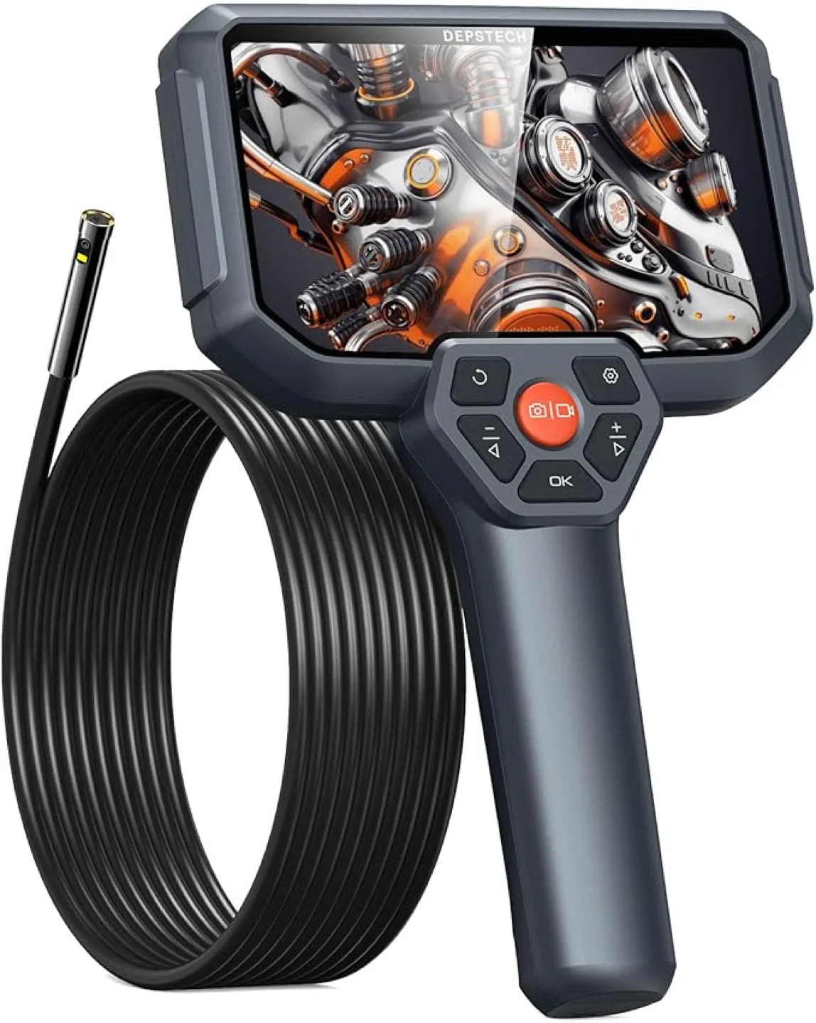 DEPSTECH Endoscope Camera, 5" IPS Screen