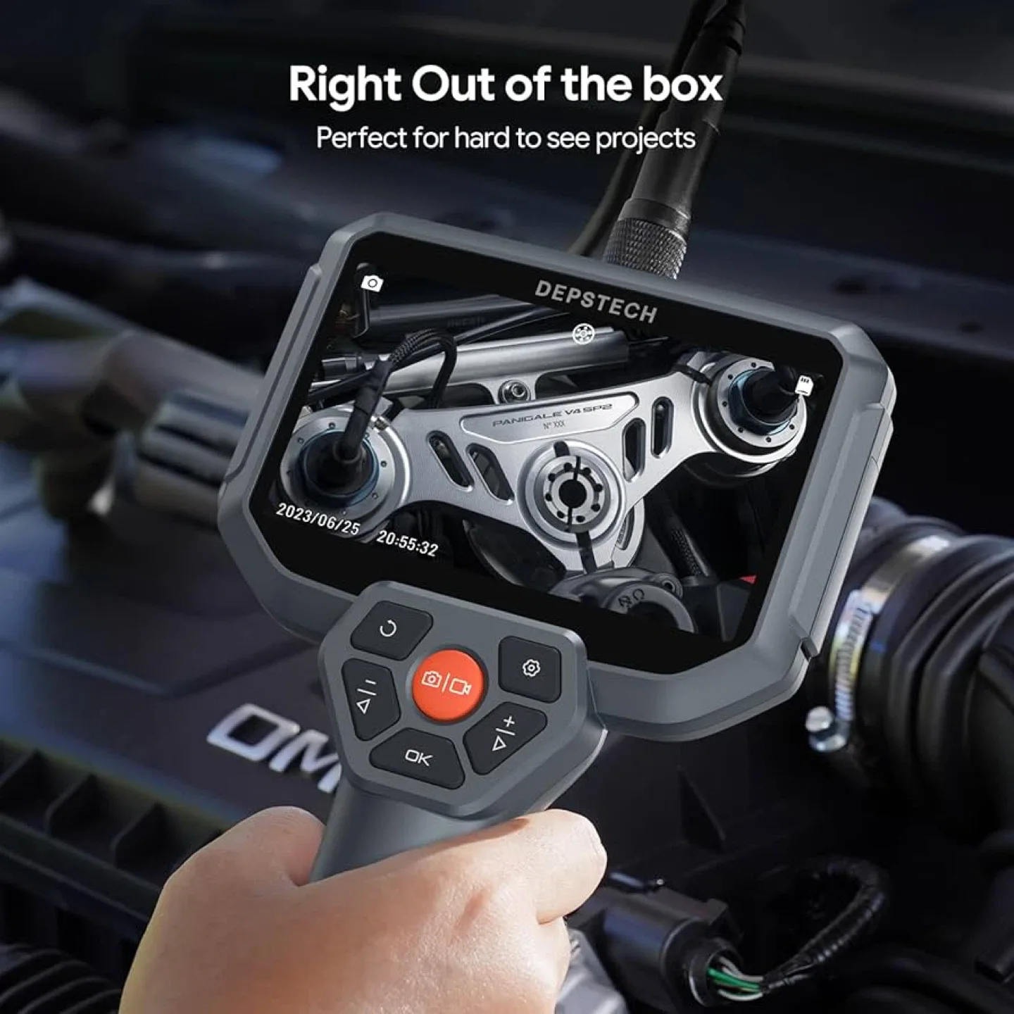 DEPSTECH Endoscope Camera, 5" IPS Screen image indicator(2)