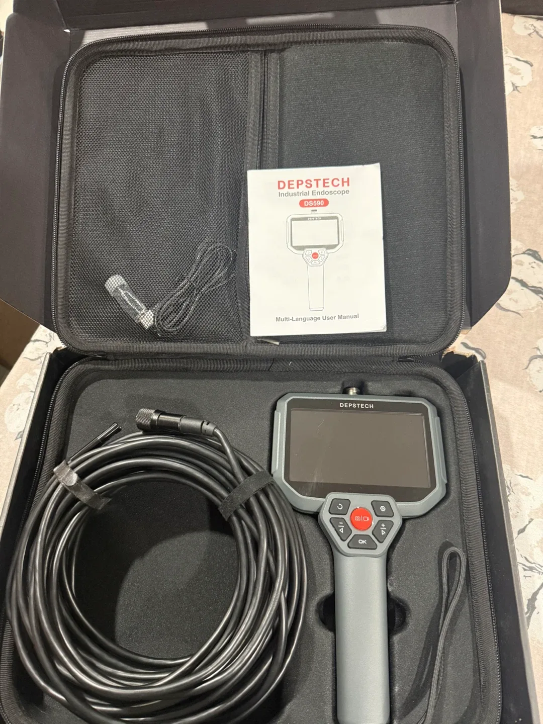 DEPSTECH Endoscope Camera, 5" IPS Screen image indicator(8)