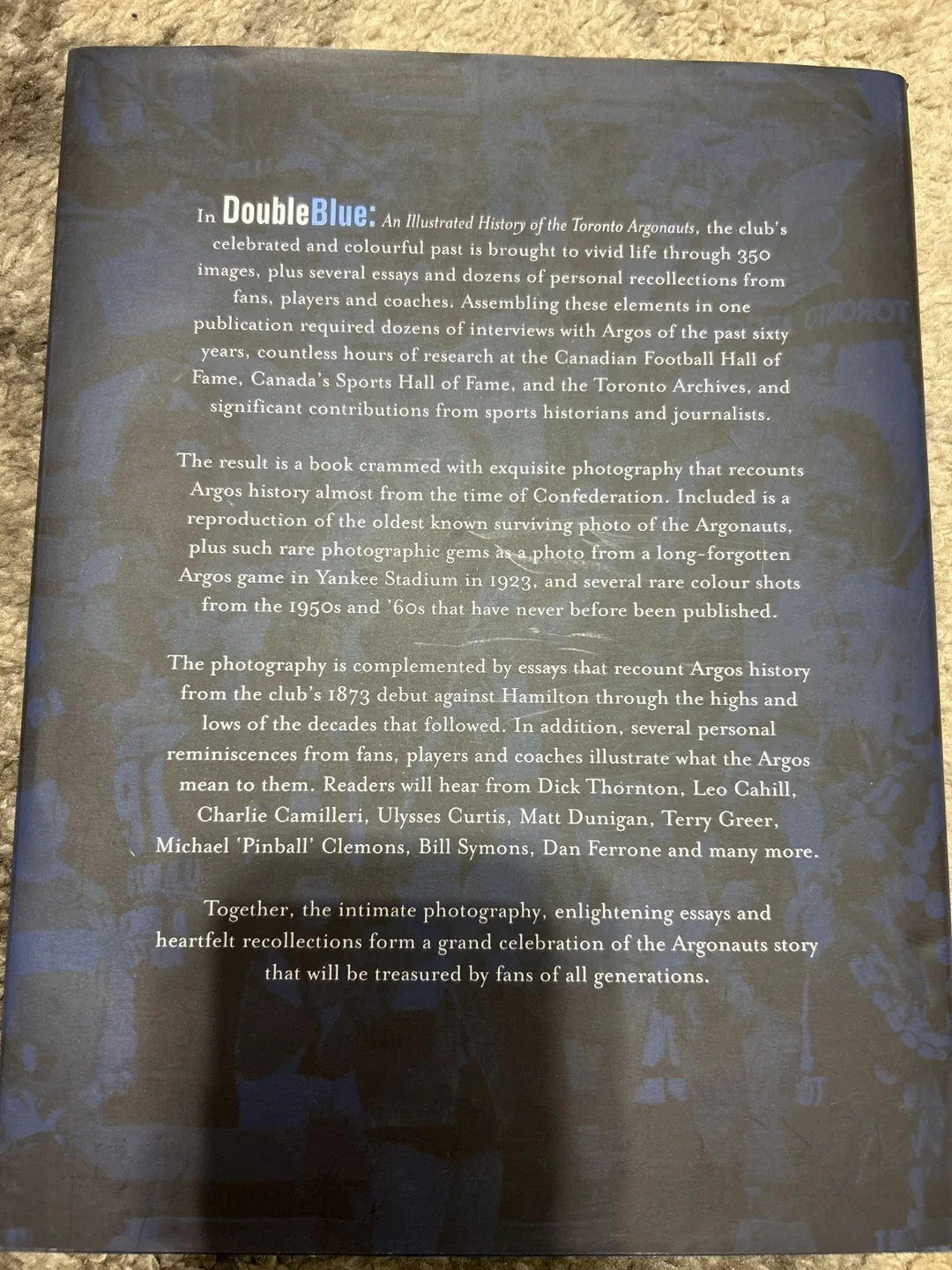 Double Blue: An Illustrated History of the Toronto Argonauts image indicator(2)