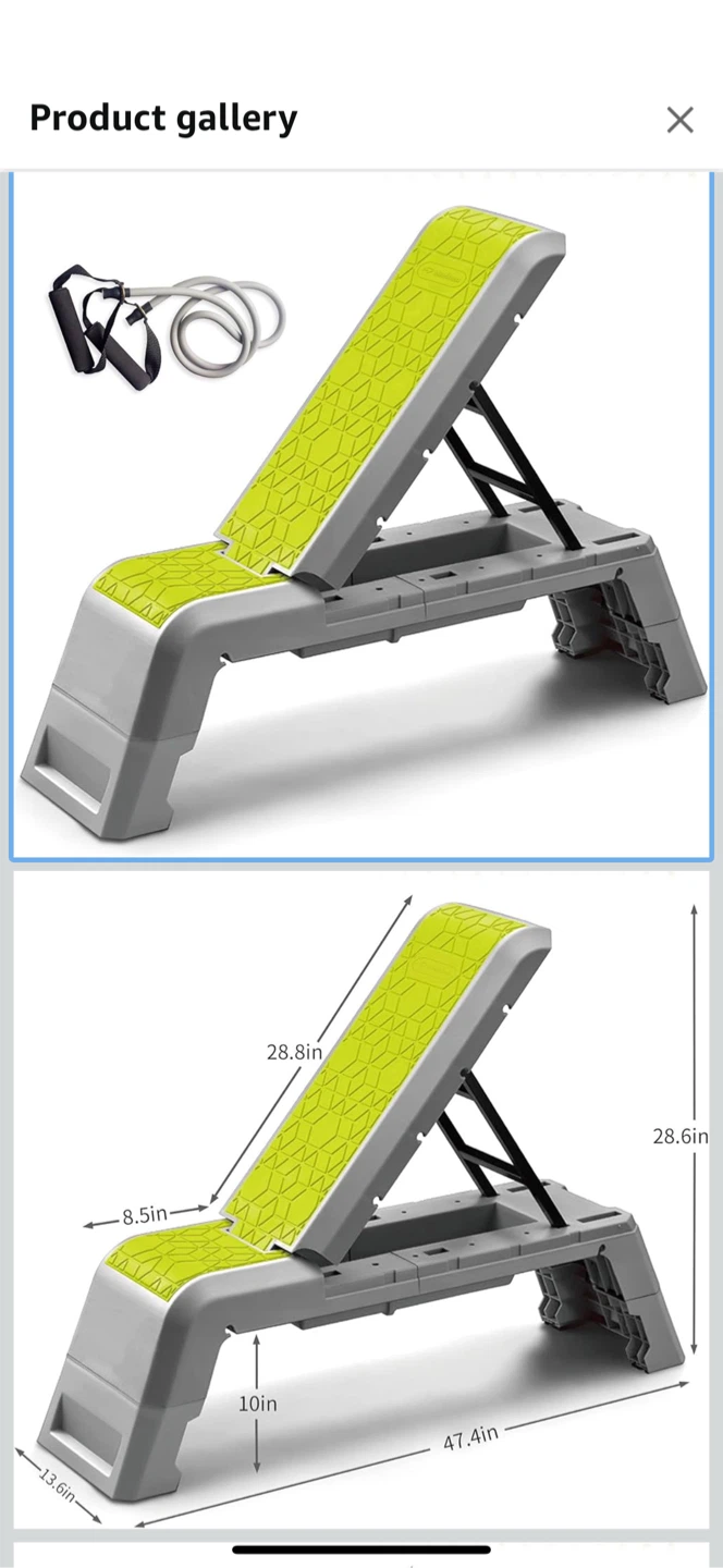 Home Fitness Adjustable Aerobic Stepper