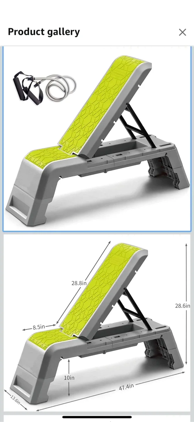 Home Fitness Adjustable Aerobic Stepper