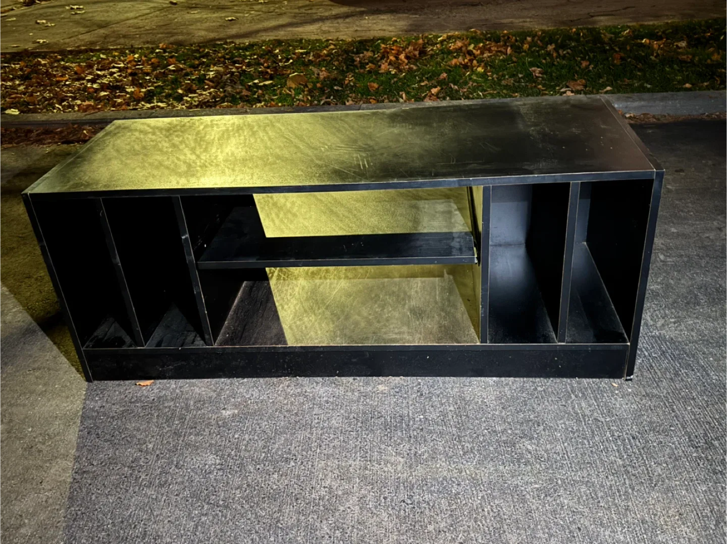 Black TV Stand/Media Console image indicator(2)