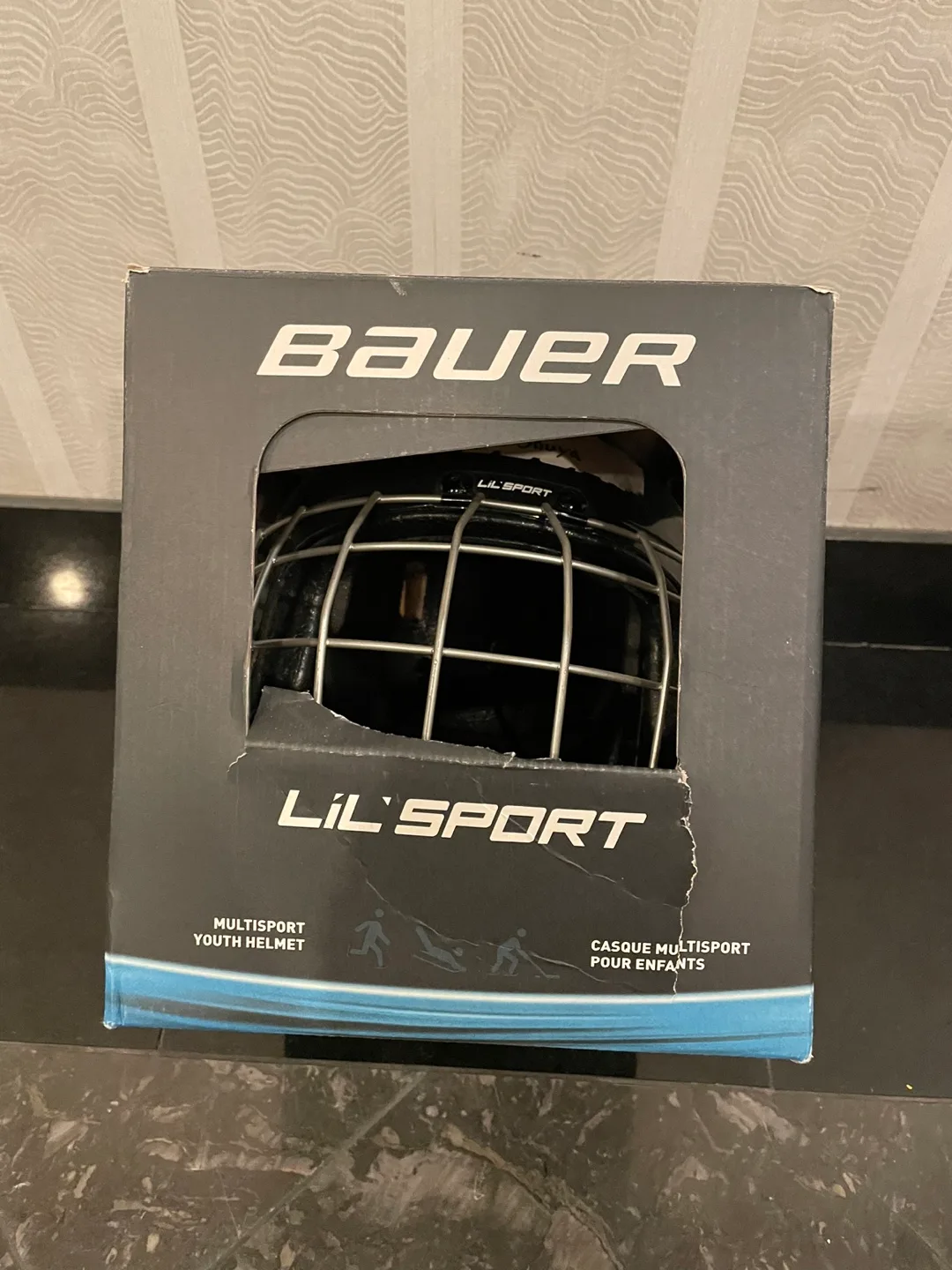 Bauer Lil' Sport Youth Hockey Helmet