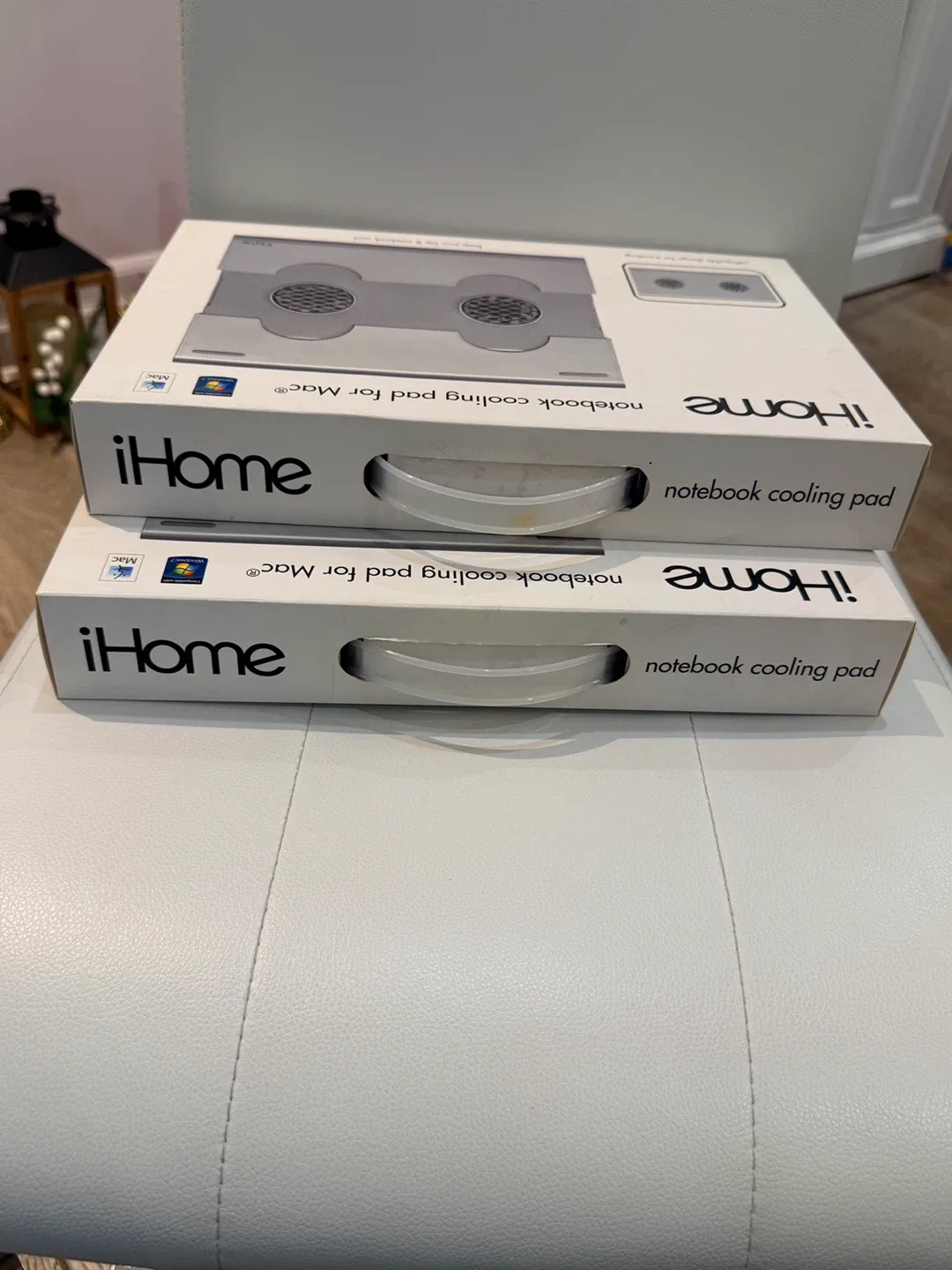 Holiday Gift-iHome Notebook Cooling Pad for Mac-2 boxes
