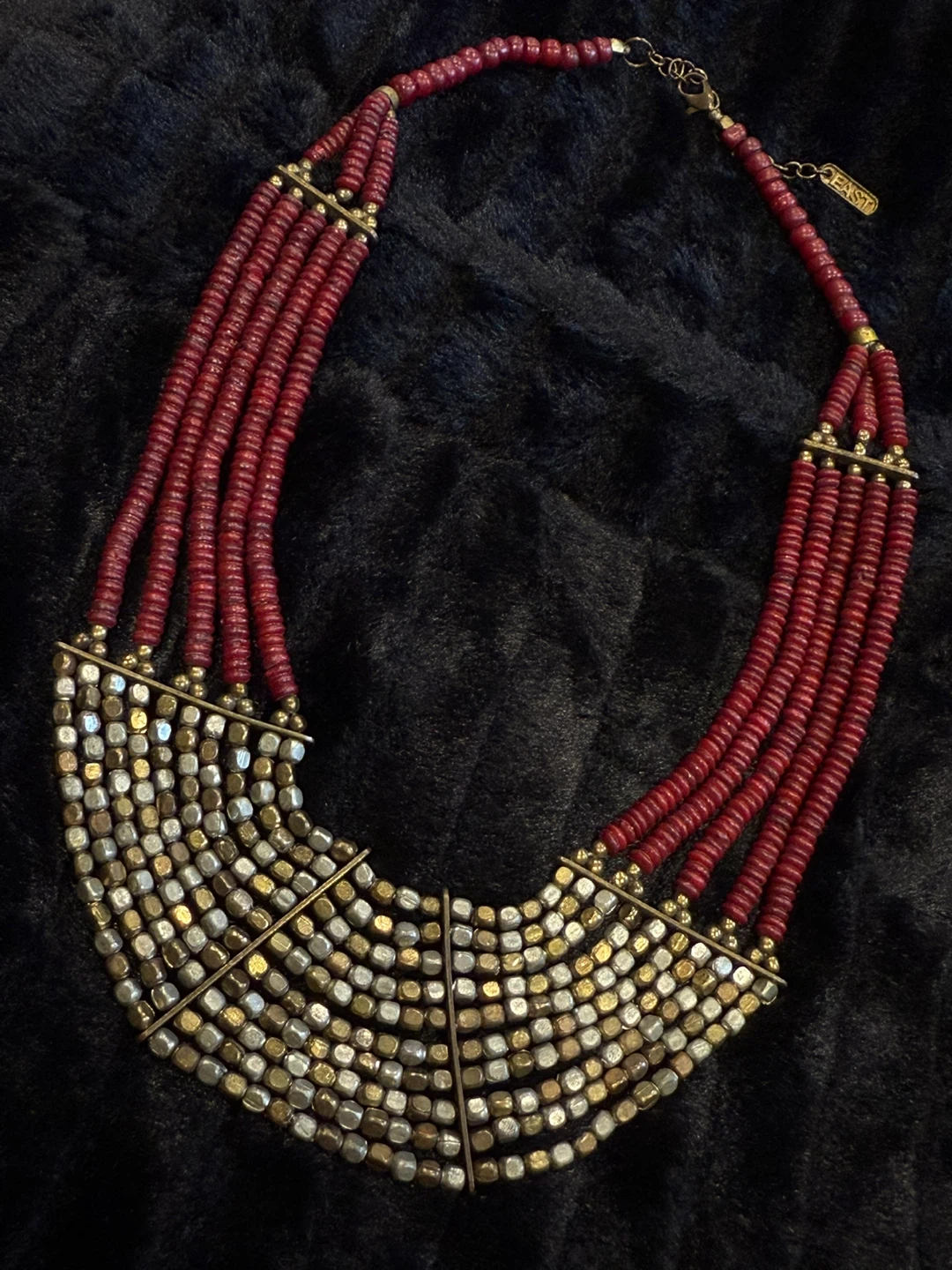 Beast Necklace - Red & Gold - photo 2