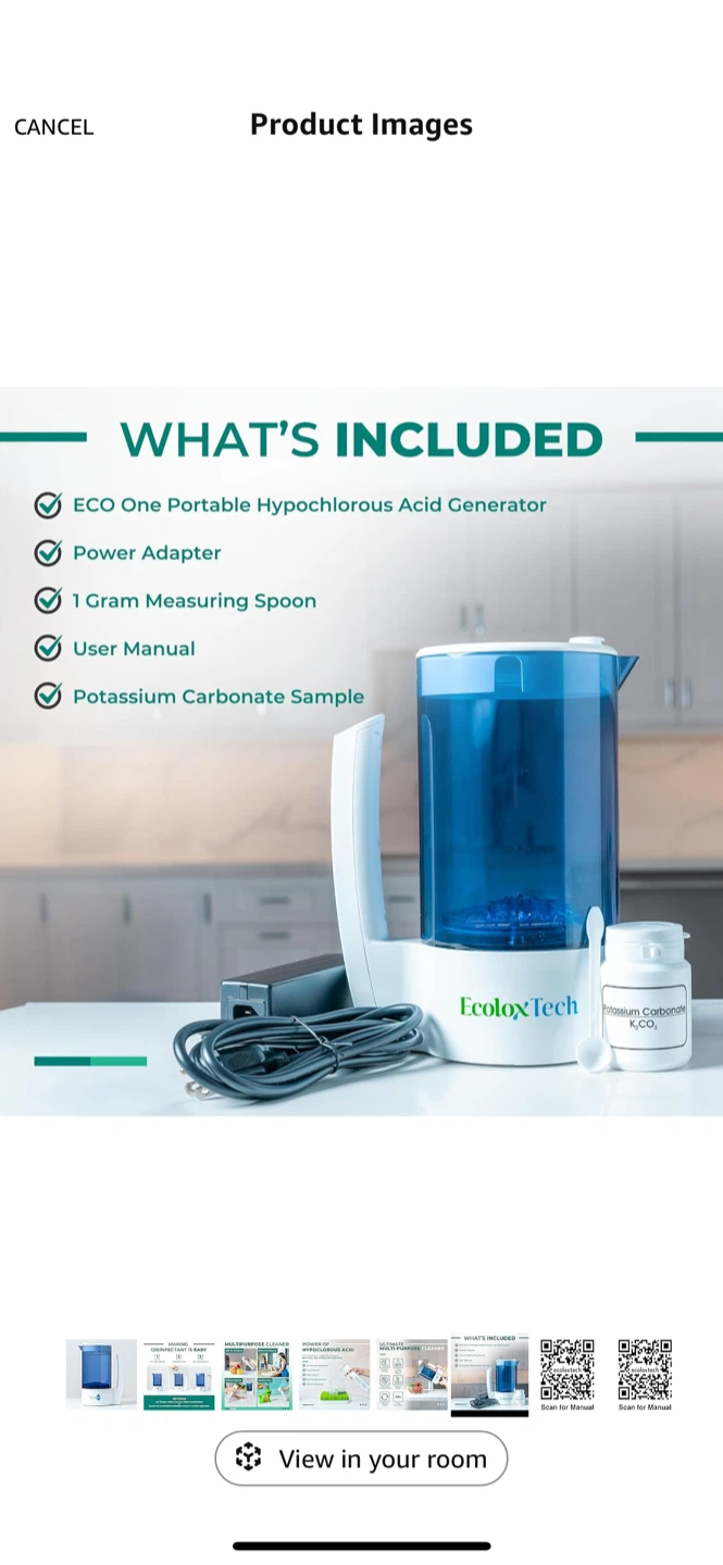 Eco One Electrolyzed Water Cleaning System - photo 4
