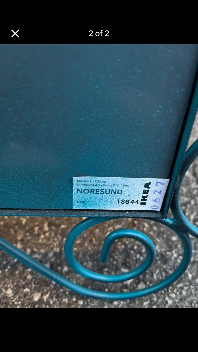 IKEA Noresund Blue Mirror - photo 2