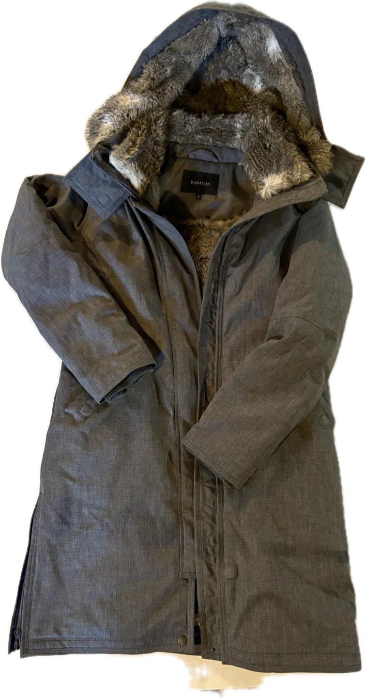 Aritzia Babaton Grey Parka