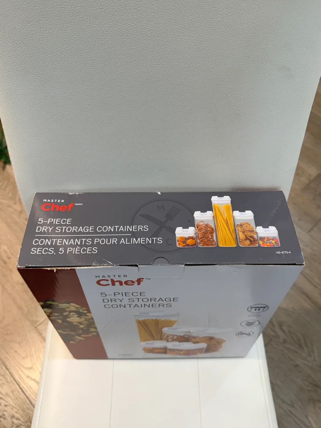 Holiday Gift Master Chef 5-Piece Dry Storage Containers image indicator(5)