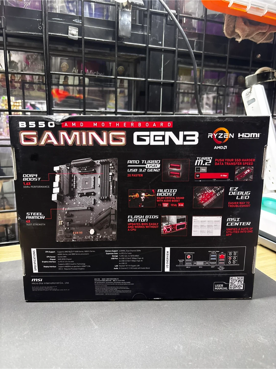 MSI B550 Gaming Gen3 AMD Motherboard - New! - photo 2