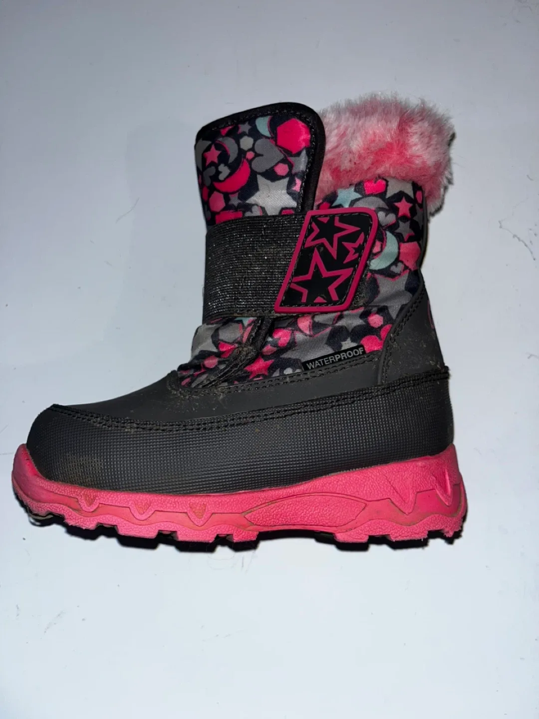 Cougar Swirl Kids' Winter Boots - Size 8