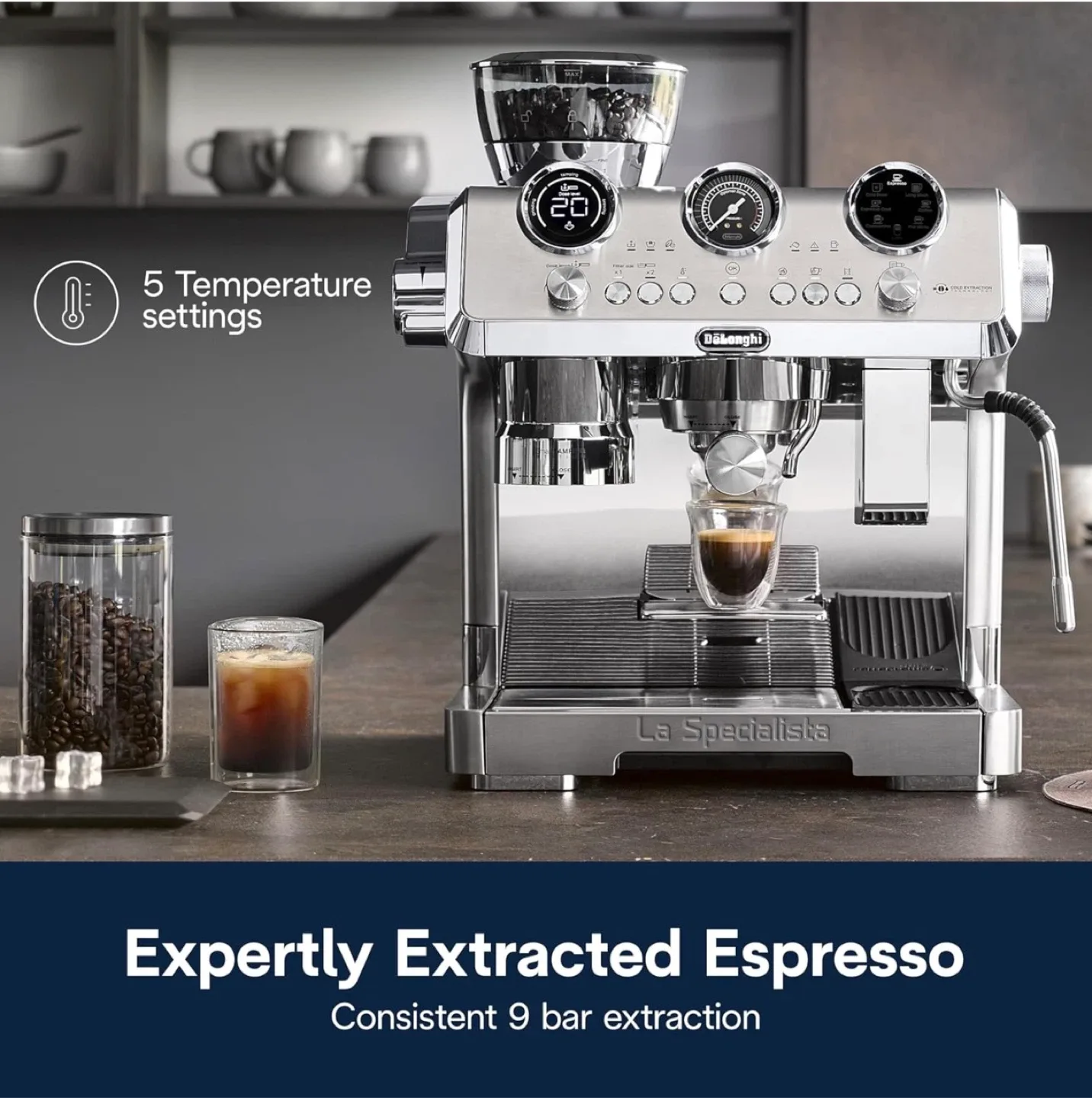 (New) De'Longhi La Specialista Maestro Espresso Machine image indicator(7)