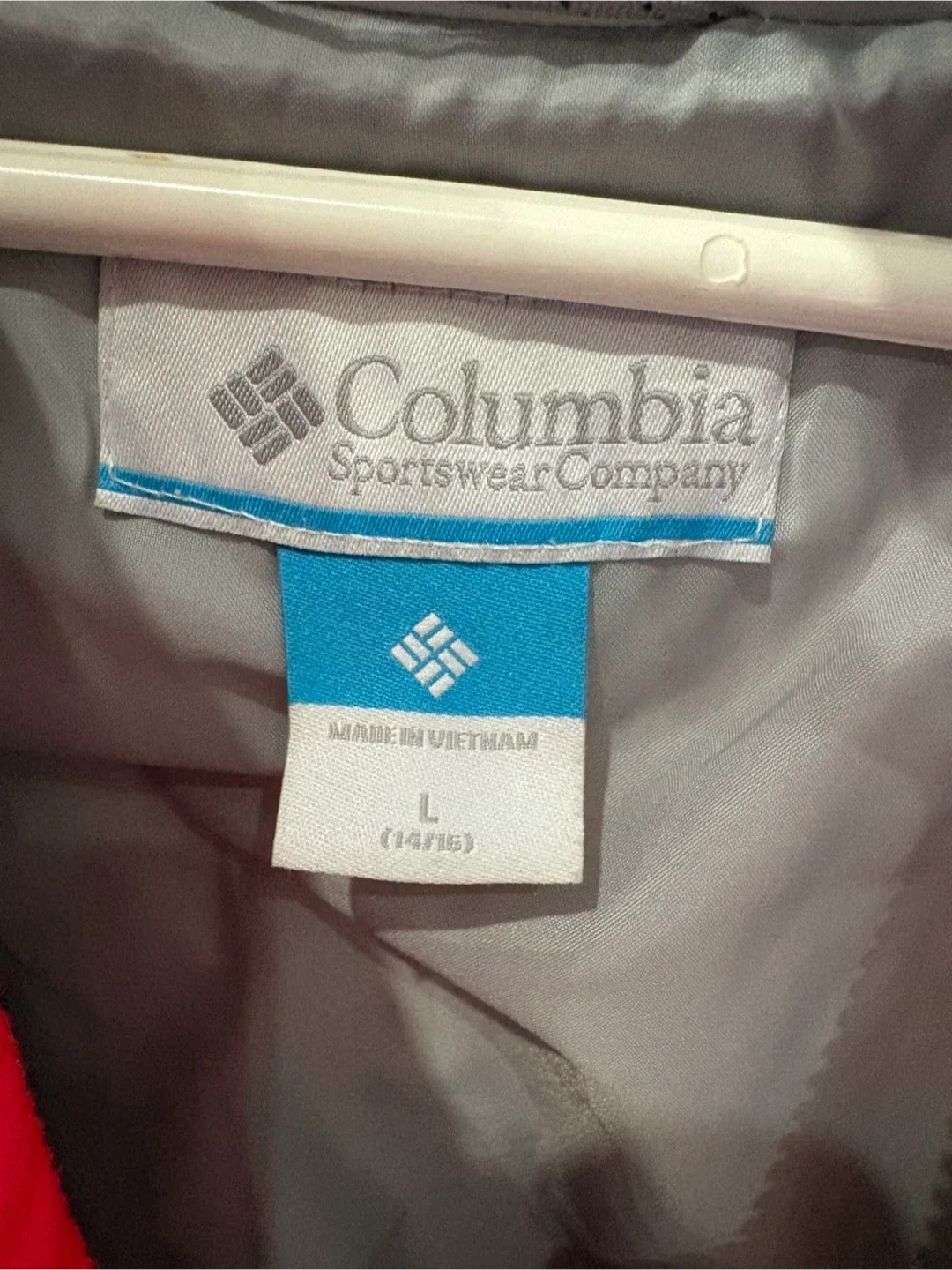 Columbia Red Puffer Jacket - Size L (14/16) image indicator(4)