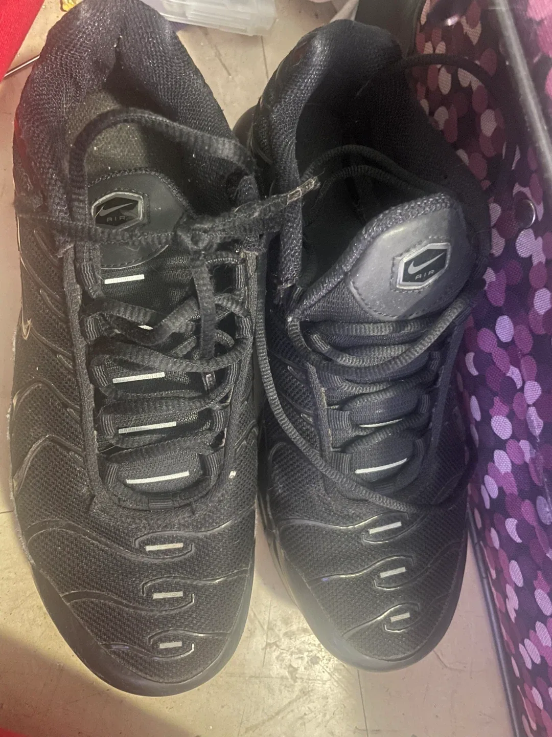 Nike Air Max Plus TN Black - Size 8