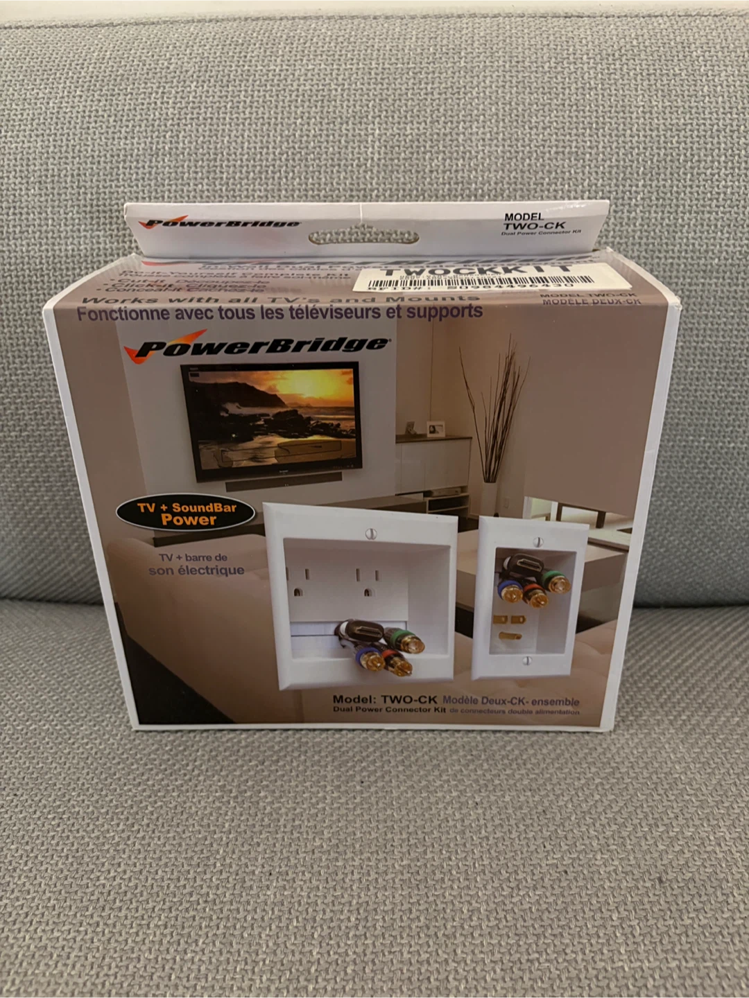 PowerBridge In-Wall Dual Power Cable Management