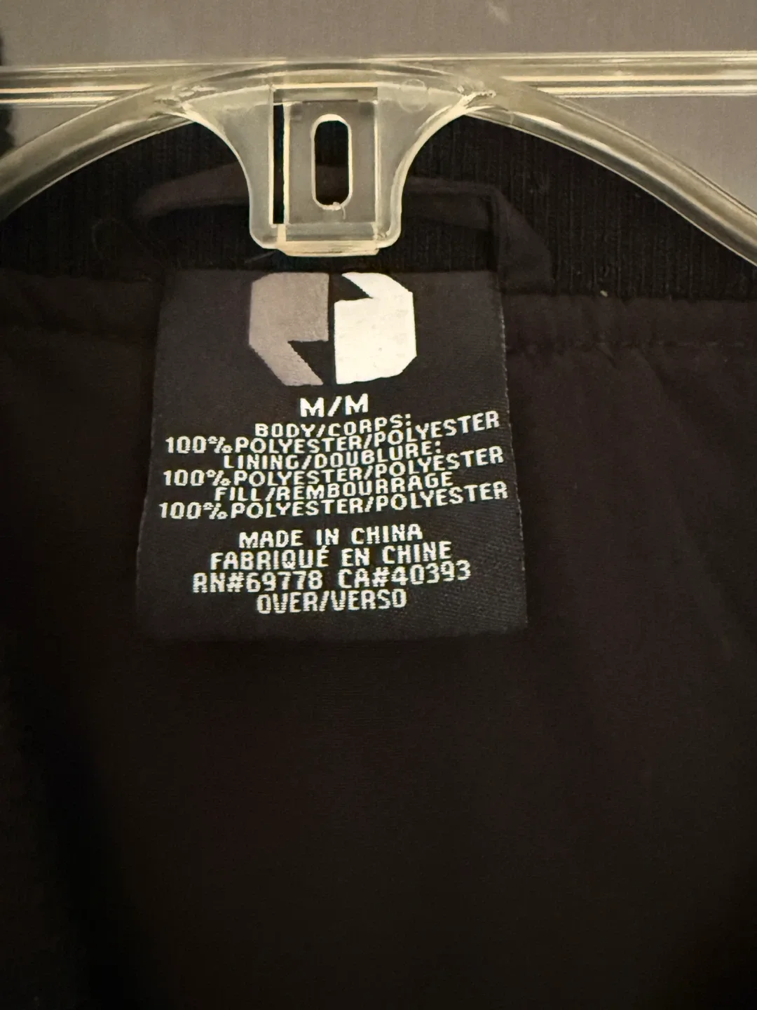 Men’s Black Bomber Jacket w/ Military Patches – Size M – image indicator(7)