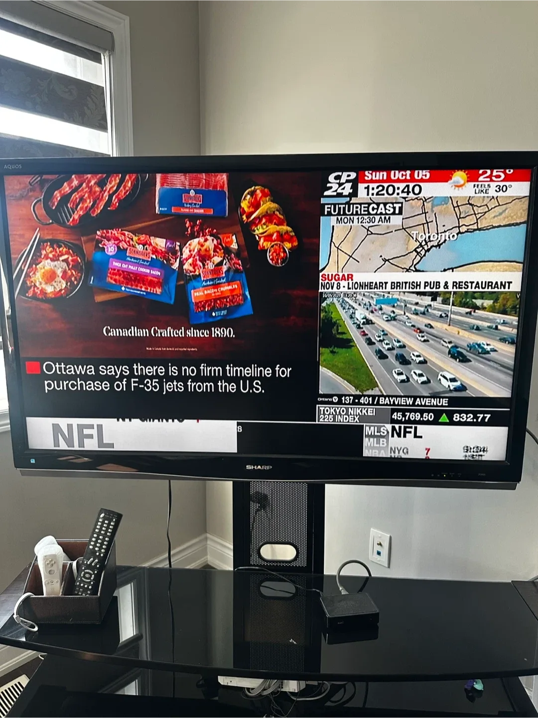 Sharp Aquos TV image indicator(2)