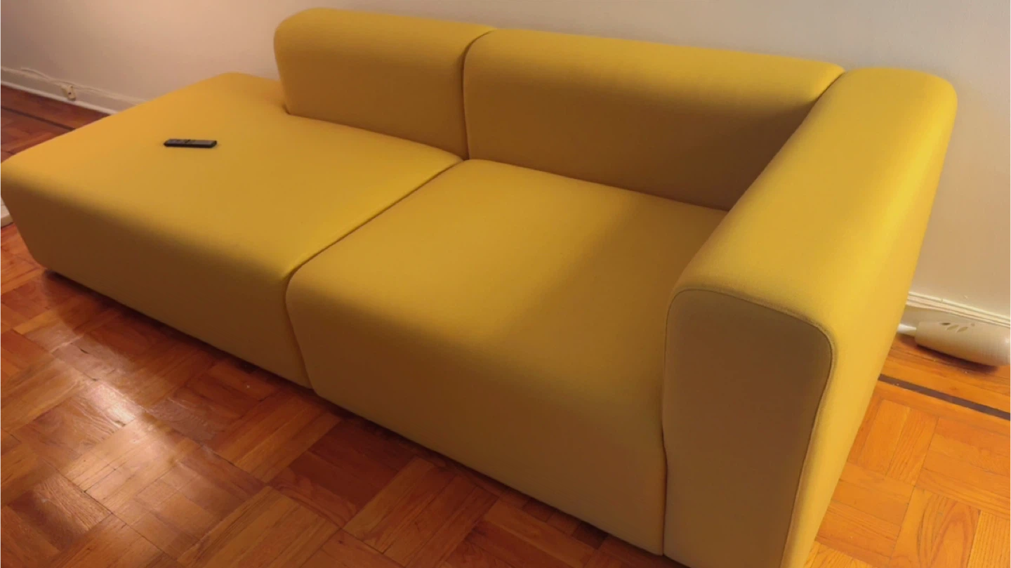 Mustard Yellow Modular Sofa - photo 3