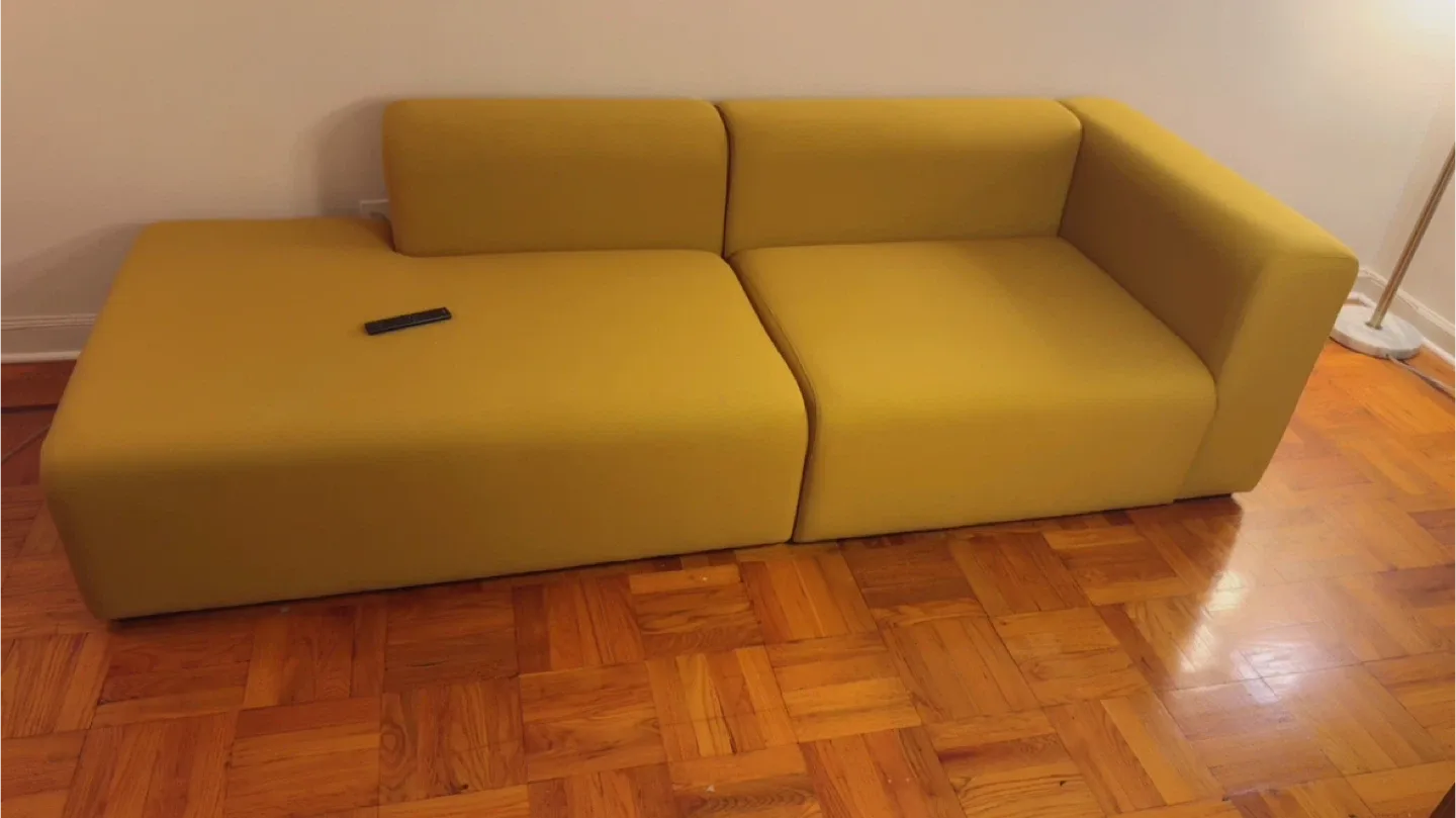 Mustard Yellow Modular Sofa