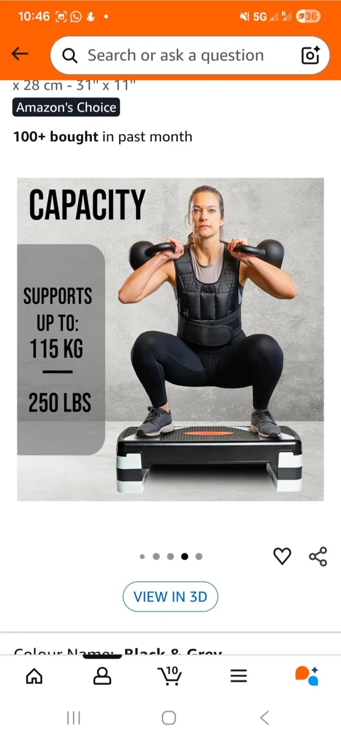 Adjustable Aerobic Stepper Platform image indicator(3)