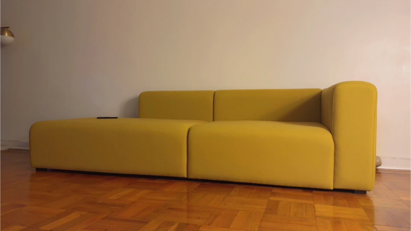 Mustard Yellow Modular Sofa - photo 4