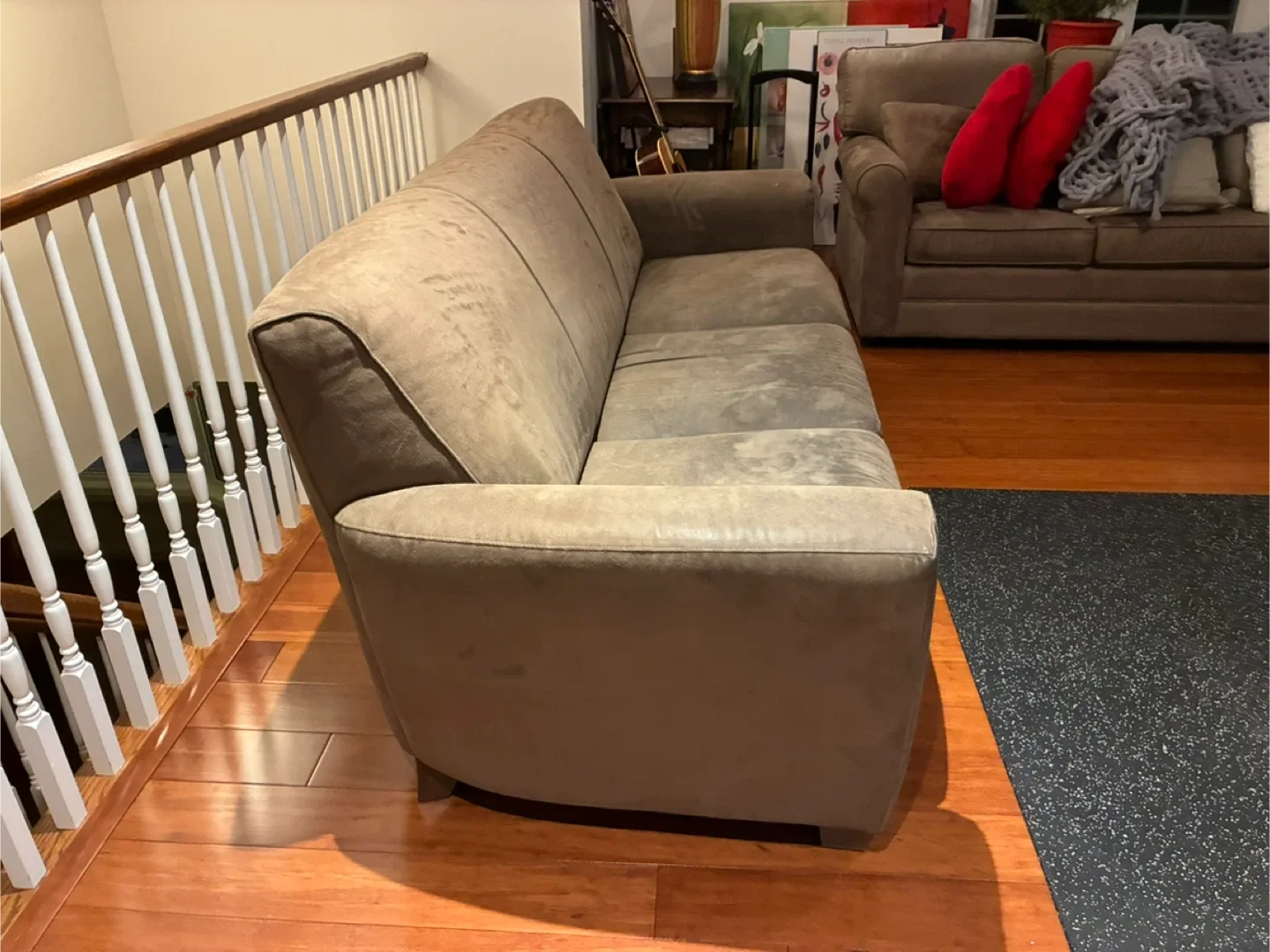 Love Seat & Couch Set – Microsuede – $1000 OBO image indicator(3)