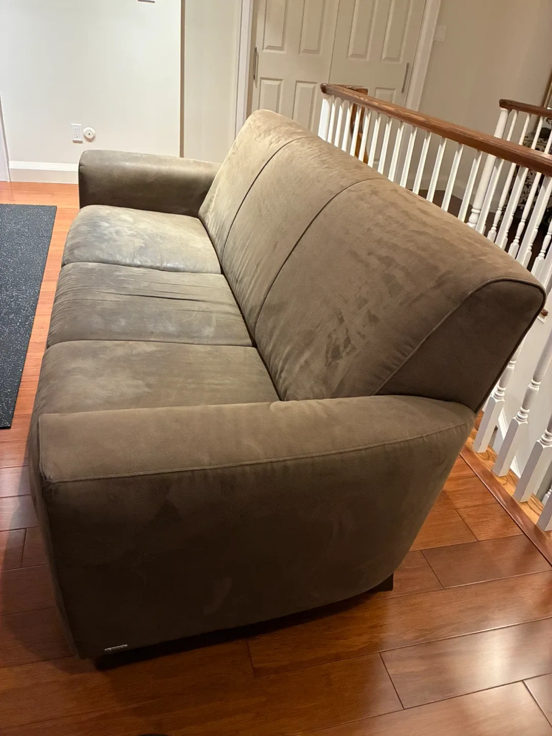 Love Seat & Couch Set – Microsuede – $1000 OBO image indicator(5)