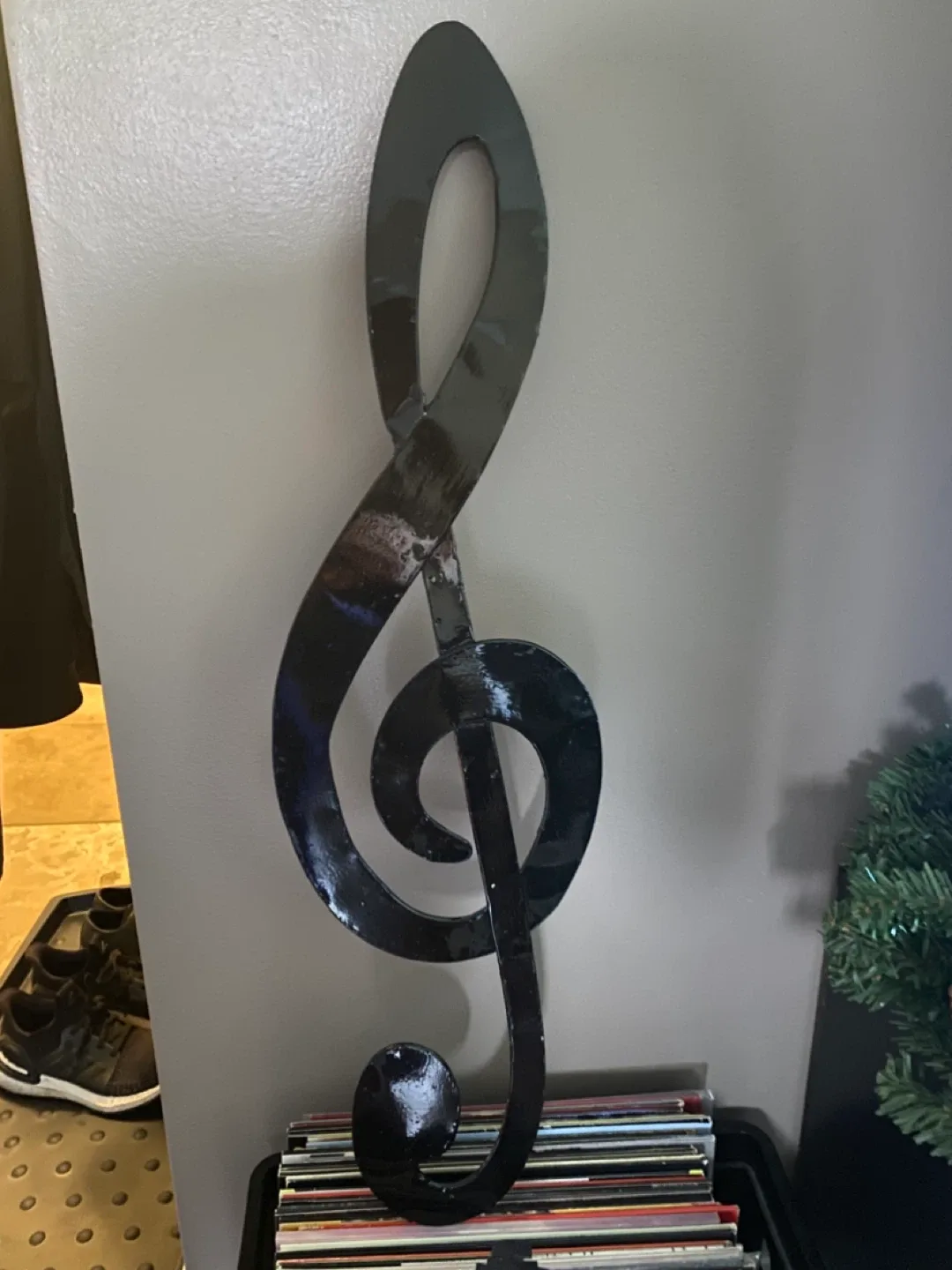 Metal Treble Clef Wall Art