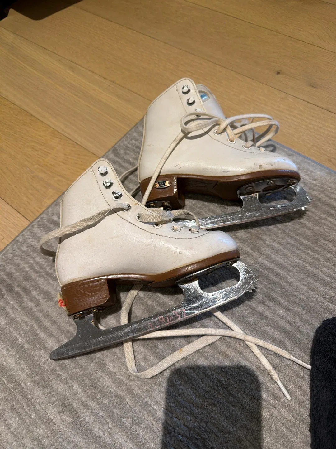 White Ice Skates kids size 10