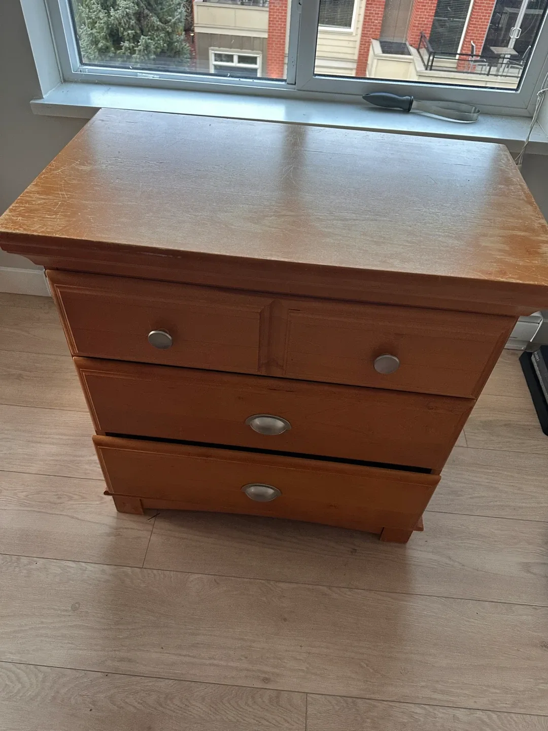 Wooden 3- Drawer Dresser