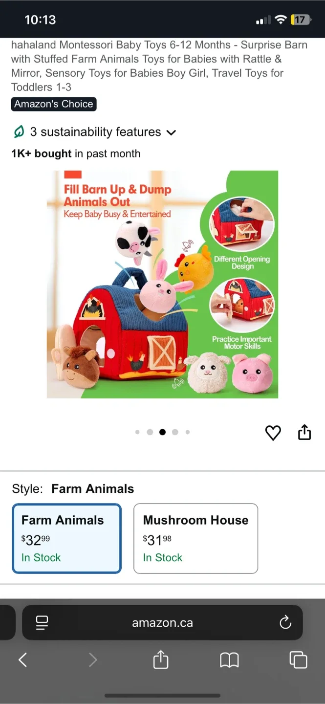 Hahaland Montessori Baby Toys 6-12 Months image indicator(4)