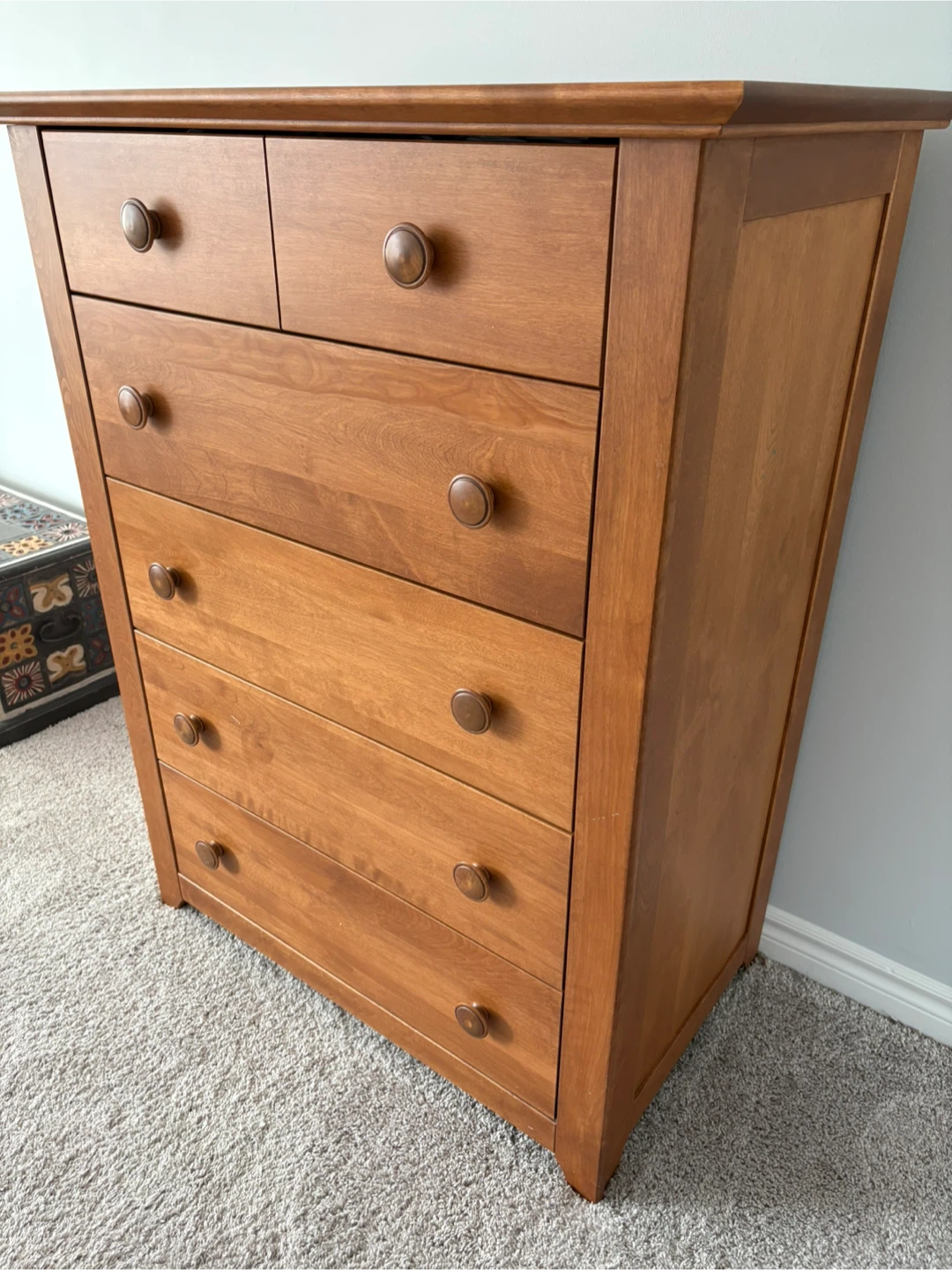 Solid Wood 6-Drawer Dresser - photo 2