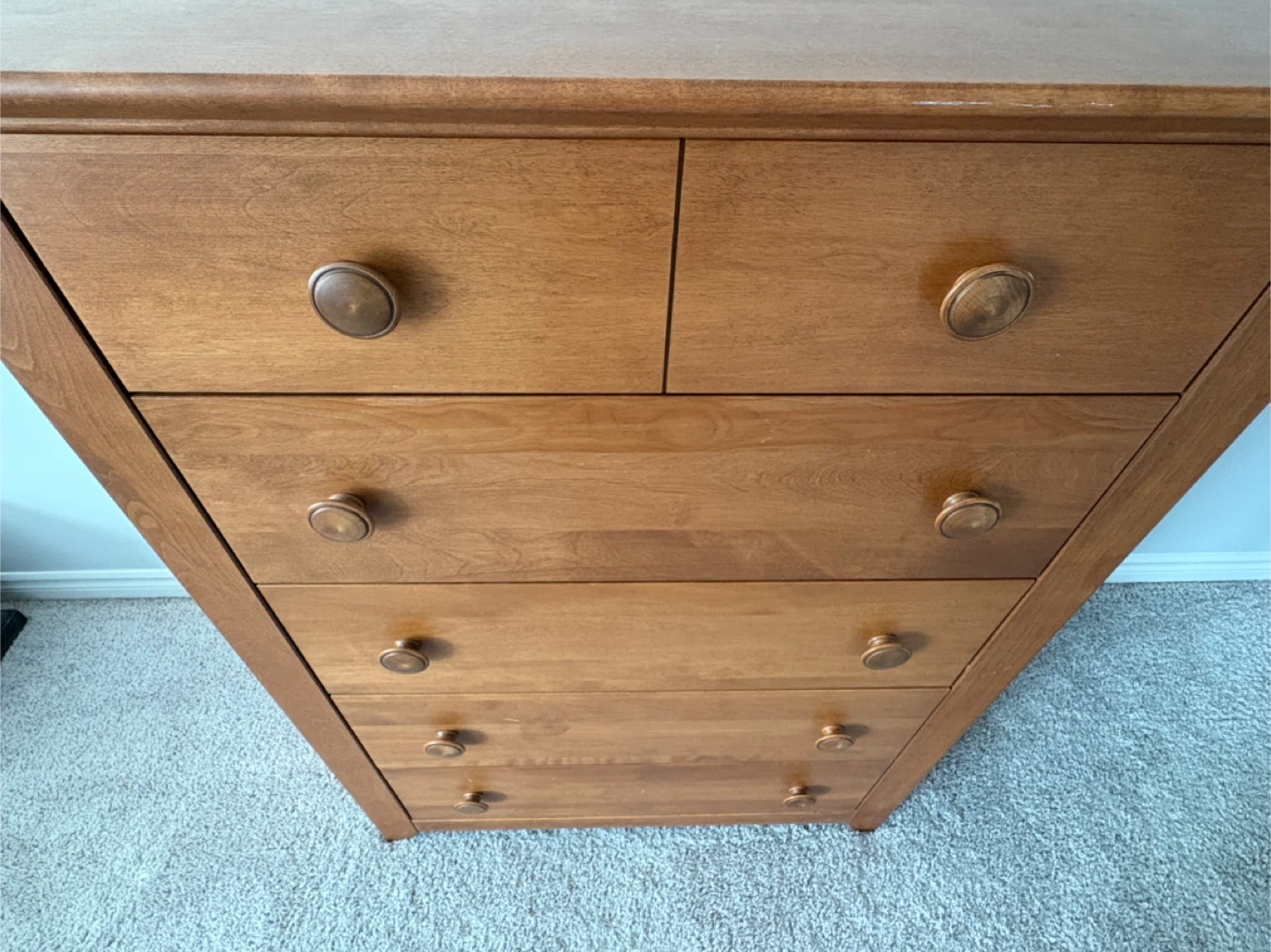 Solid Wood 6-Drawer Dresser - photo 5