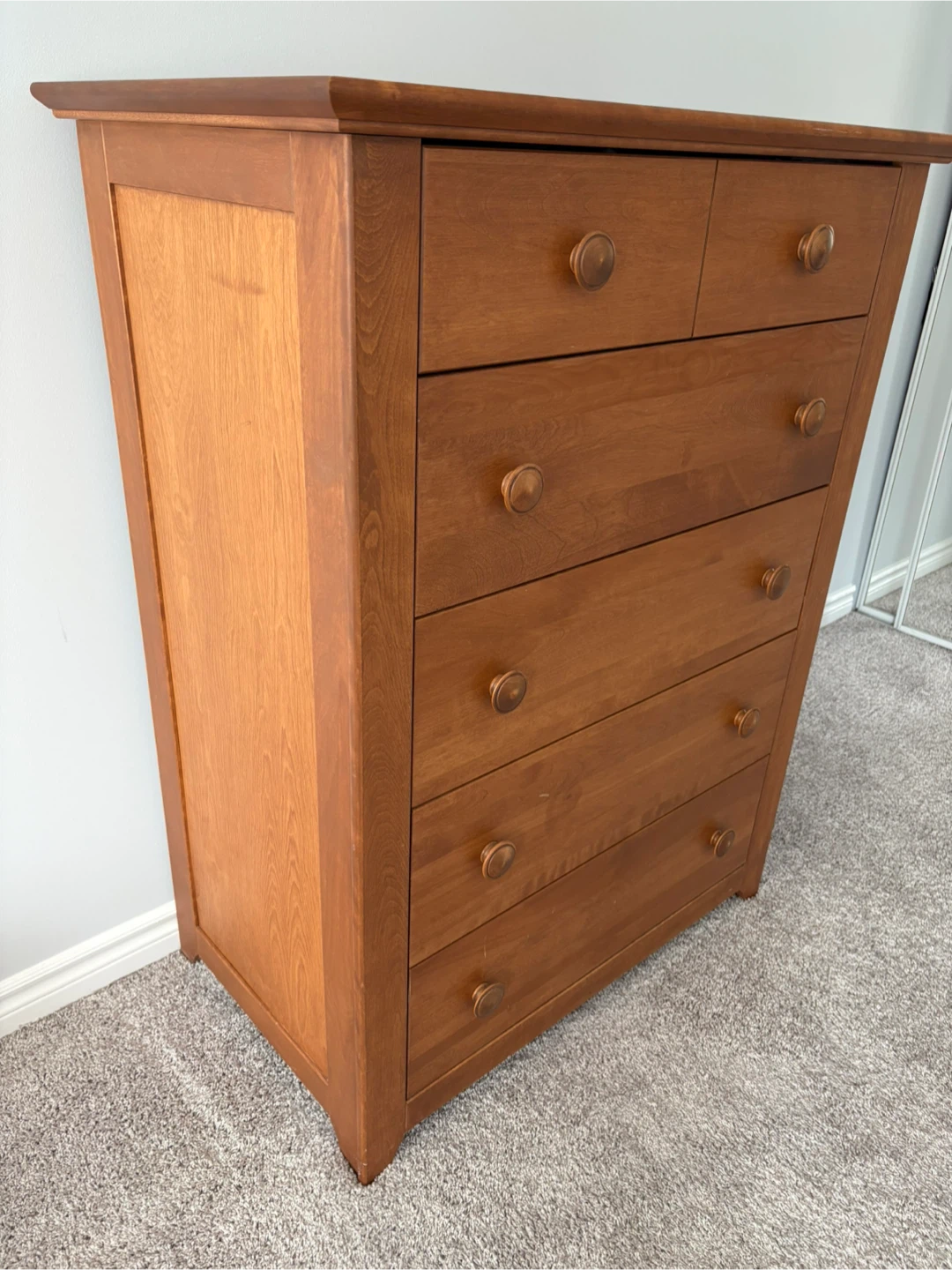 Solid Wood 6-Drawer Dresser - photo 3