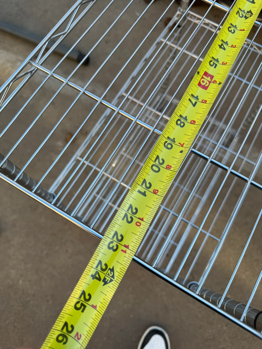 Chrome Wire Shelving Unit - 24x14x32 - photo 2