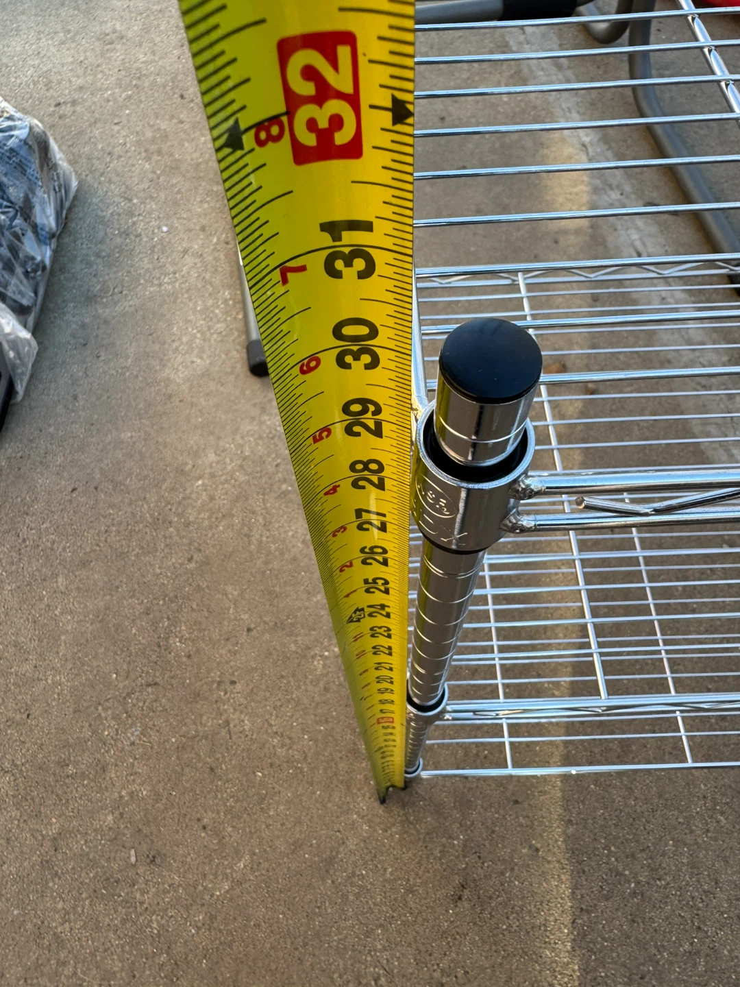 Chrome Wire Shelving Unit - 24x14x32 - photo 4