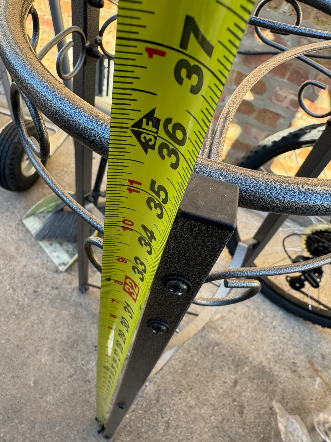 Metal water gallon stand  - 12" Diameter, 36" Height - photo 4