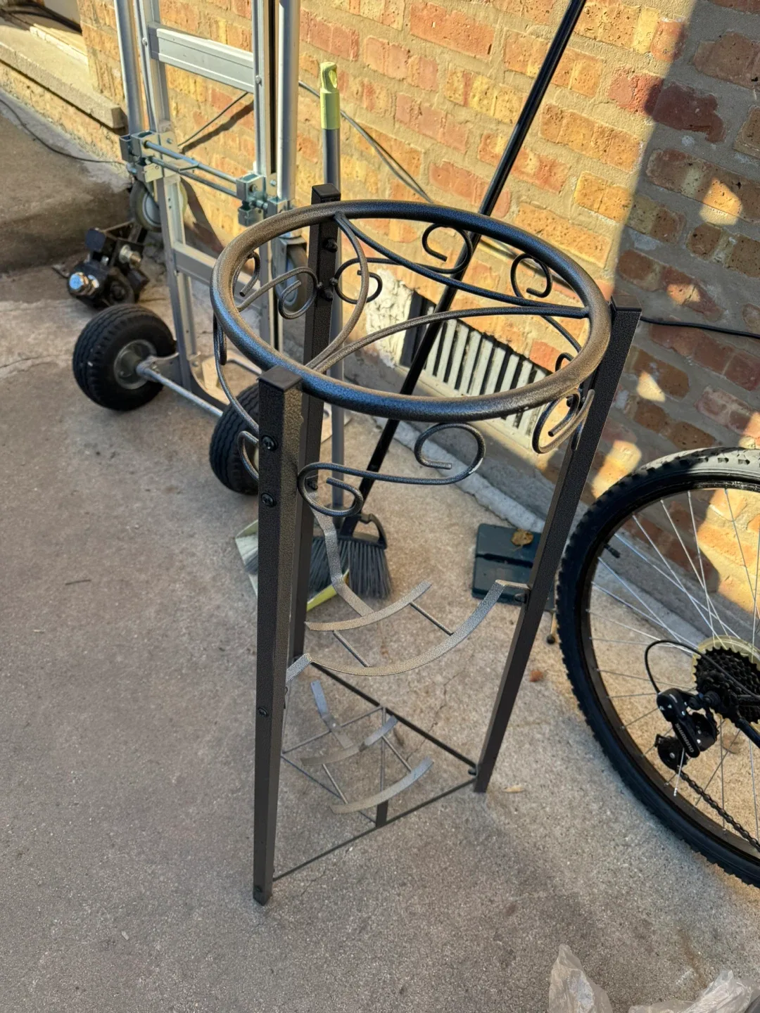 Metal water gallon stand  - 12" Diameter, 36" Height