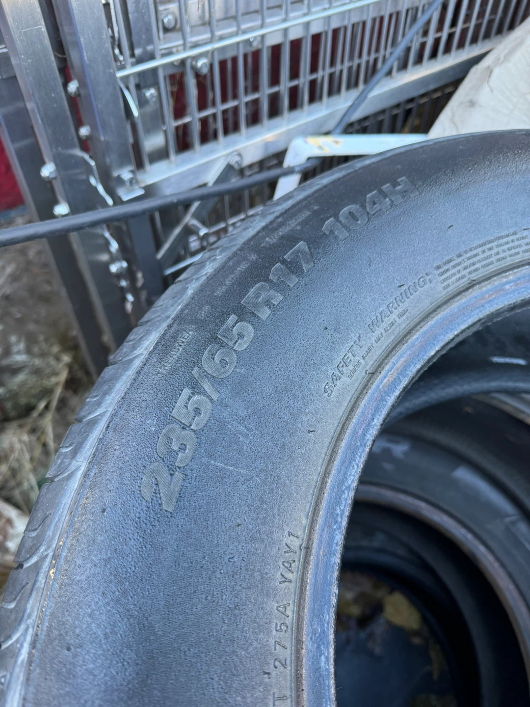 Used 235/65R17 104H Tires - Set of 4 - photo 2