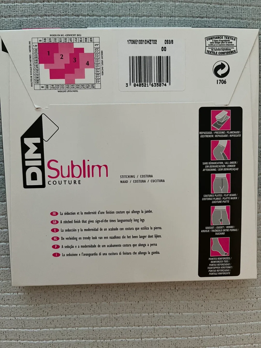 DIM Sublim Couture Stockings - Size 2 image indicator(2)