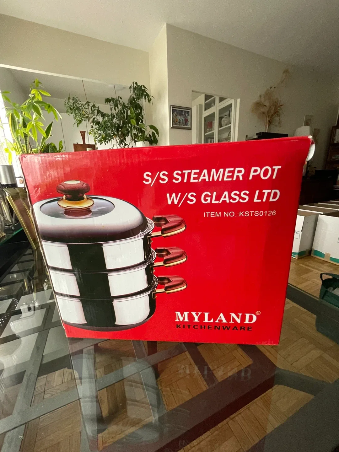 3-tier Steamer Pot with glass lid